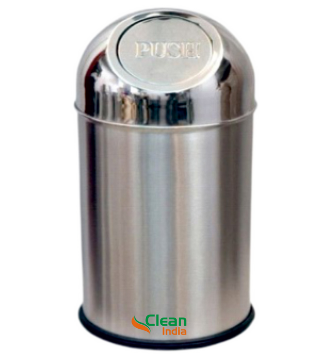 stailness Steel Push Can Bin
